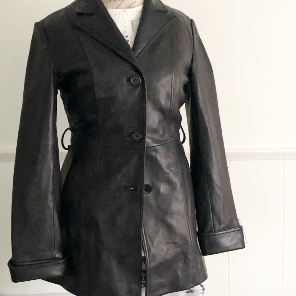 Layered Prime Leather thermo  Winter Jacket- M